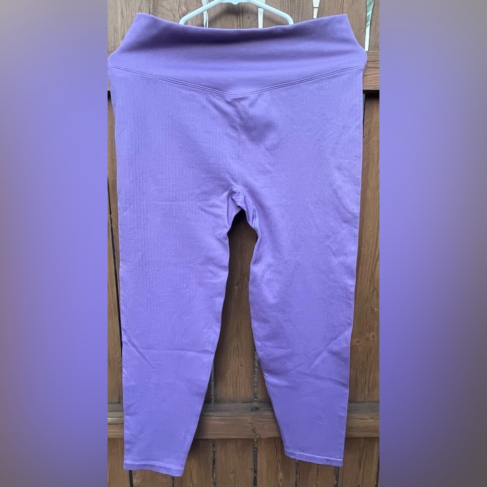PINK Active Light Purple High Waist 7/8 Tight Size XLG